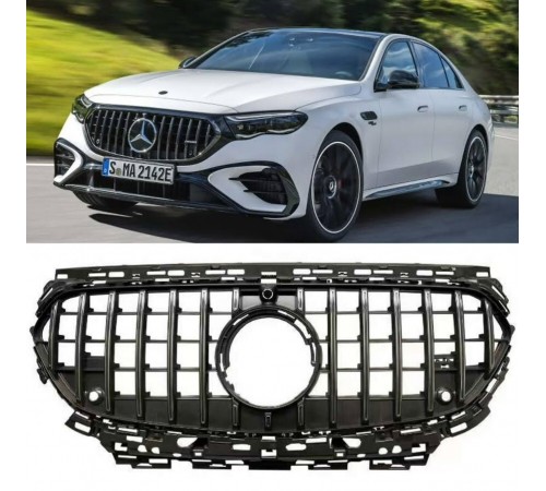 Mercedes Benz W214 Panamericana stiliaus grotelės "Black"